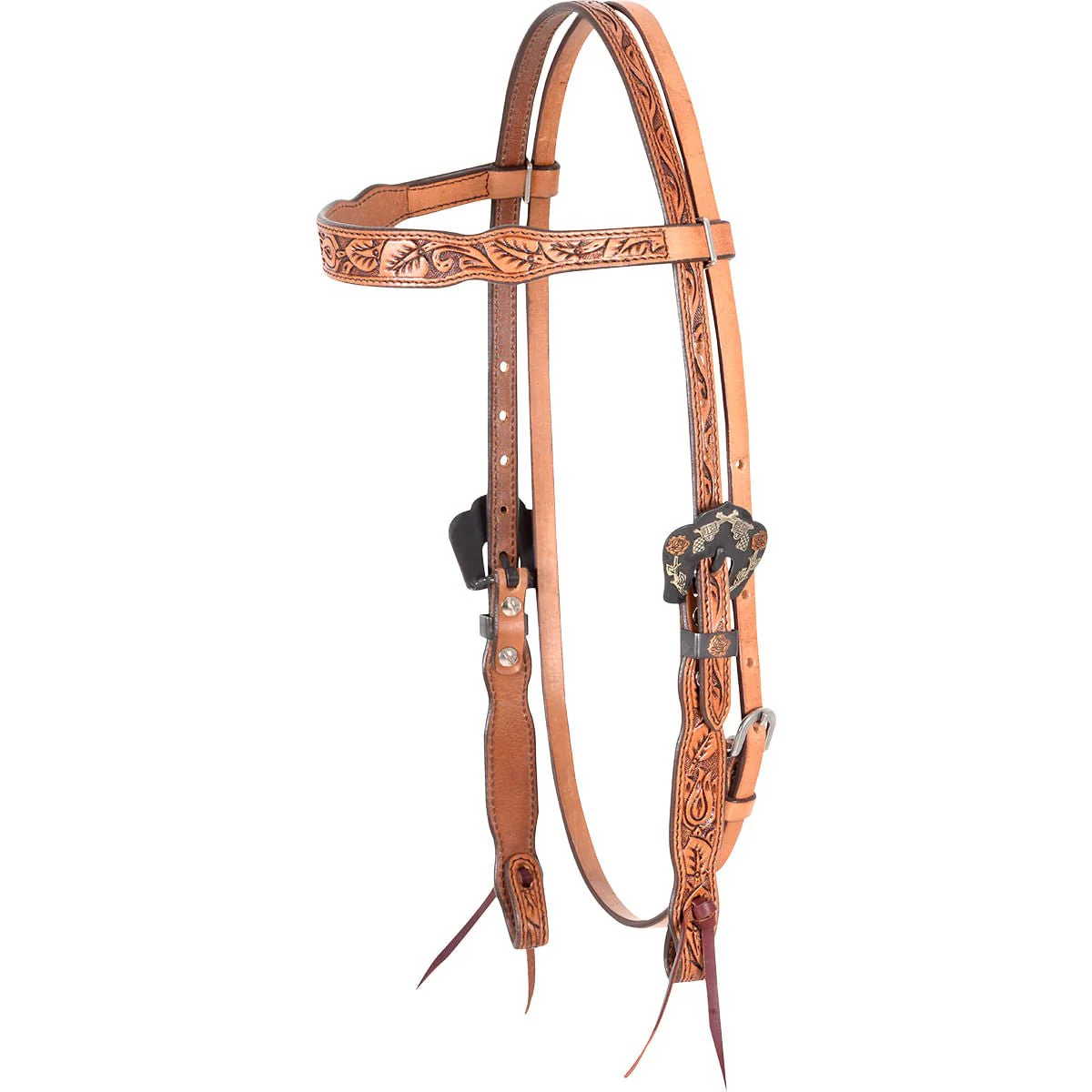 Cashel Guns & Roses Browband Headstall - Healthber