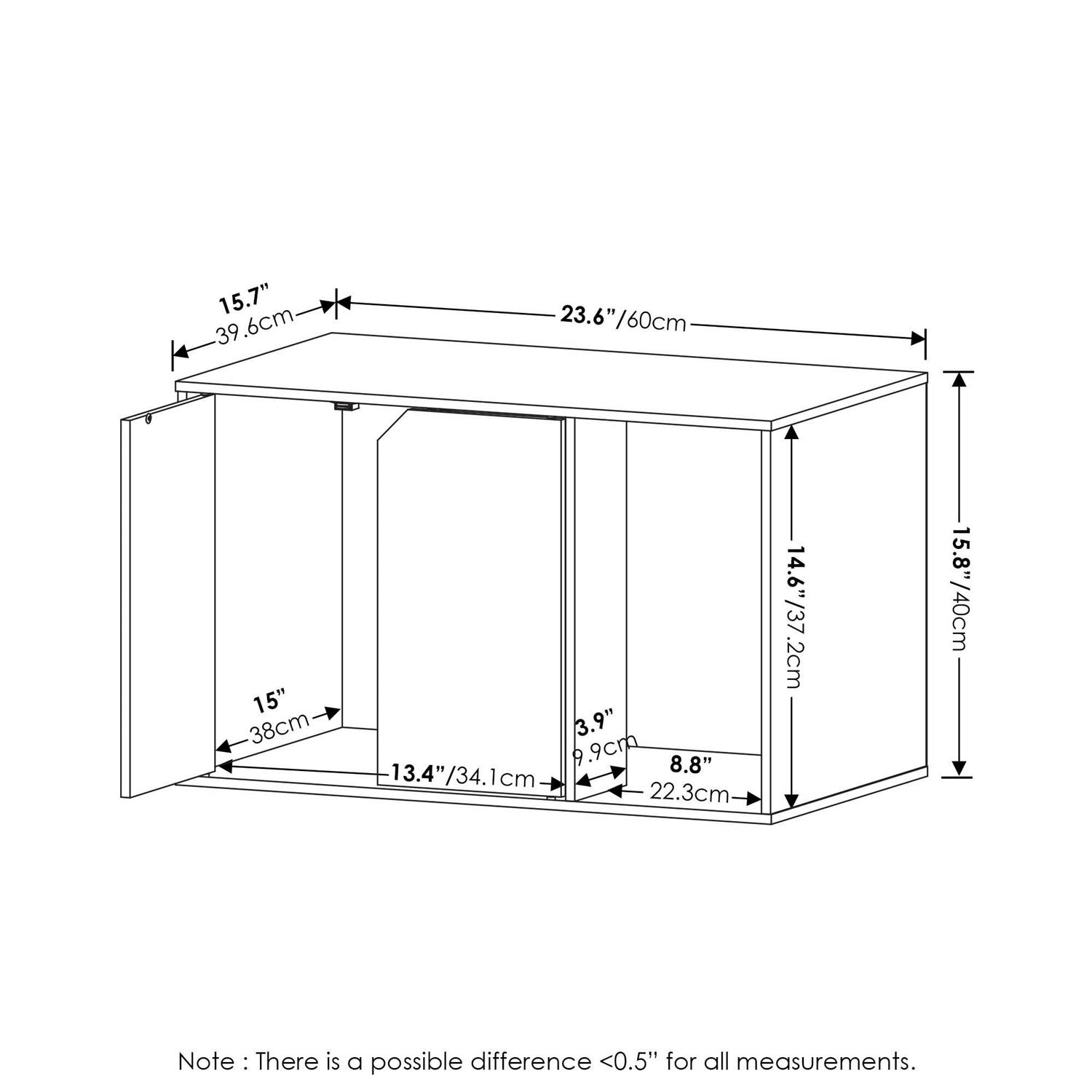 Furinno Peli Litter Box Enclosure - Healthber
