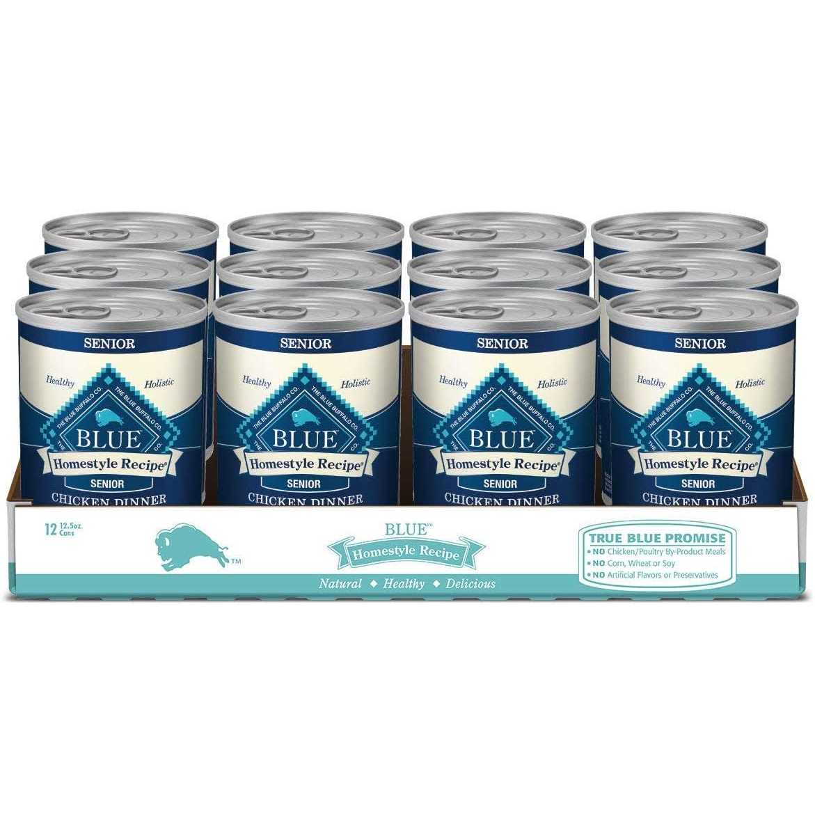 Blue Buffalo Homestyle Recipe Senior Dog Food Chicken Dinner - Healthber
