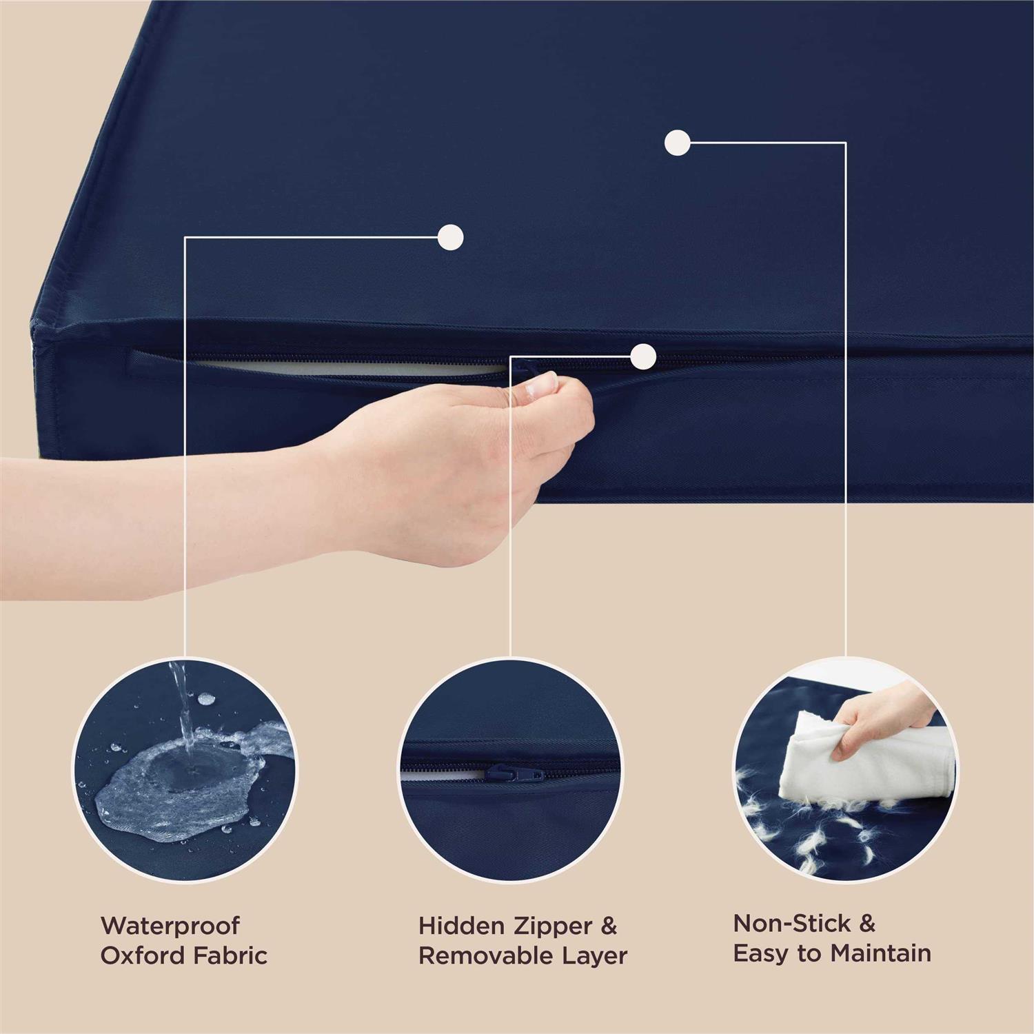 Le sure Lesure Outdoor Waterproof Dog Dogs Dog Bed with Oxford Fabric Surface - Healthber