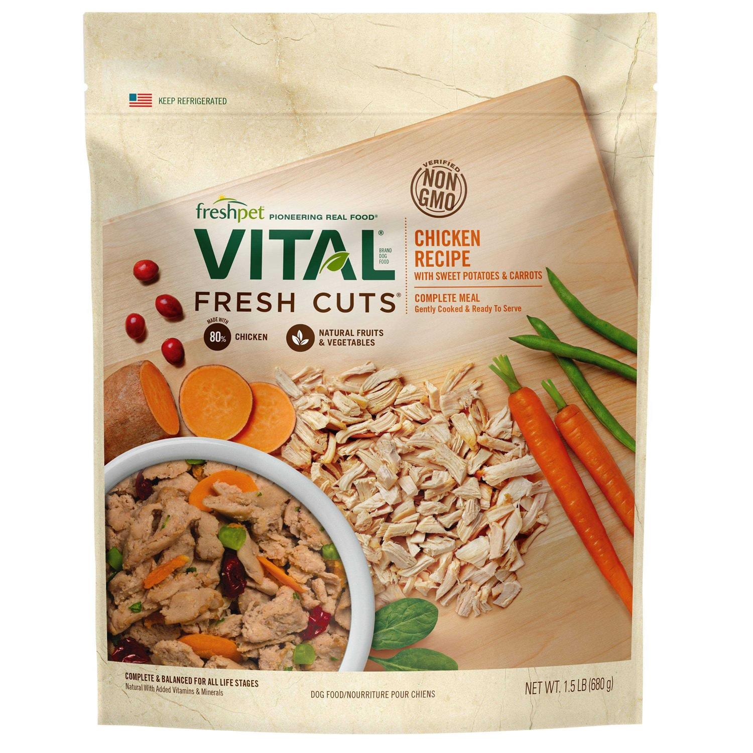 Freshpet Vital Fresh Cuts Dog Food Chicken - Healthber