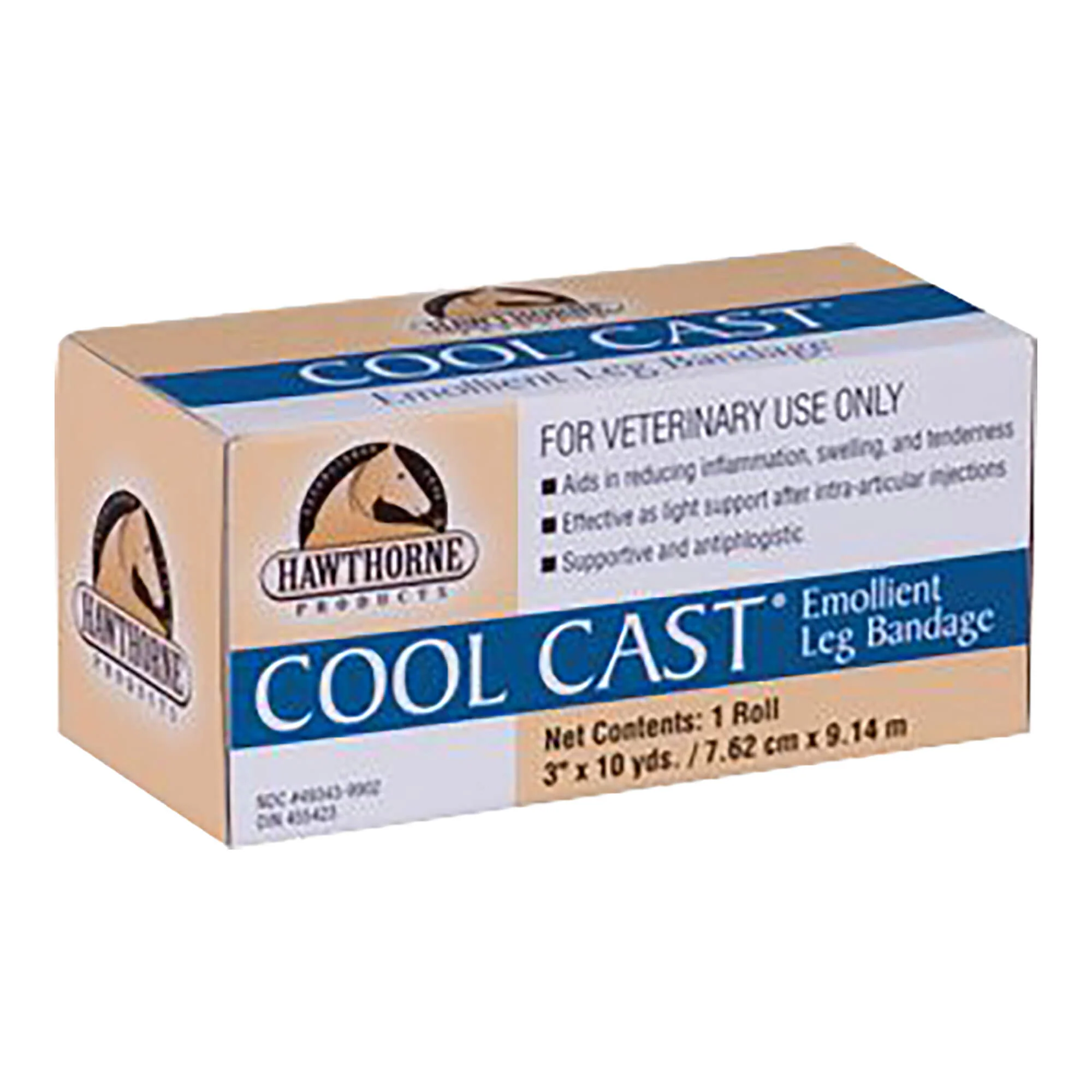 Cool Cast Emollient Leg Bandage for Horses, 10 Yards - Healthber
