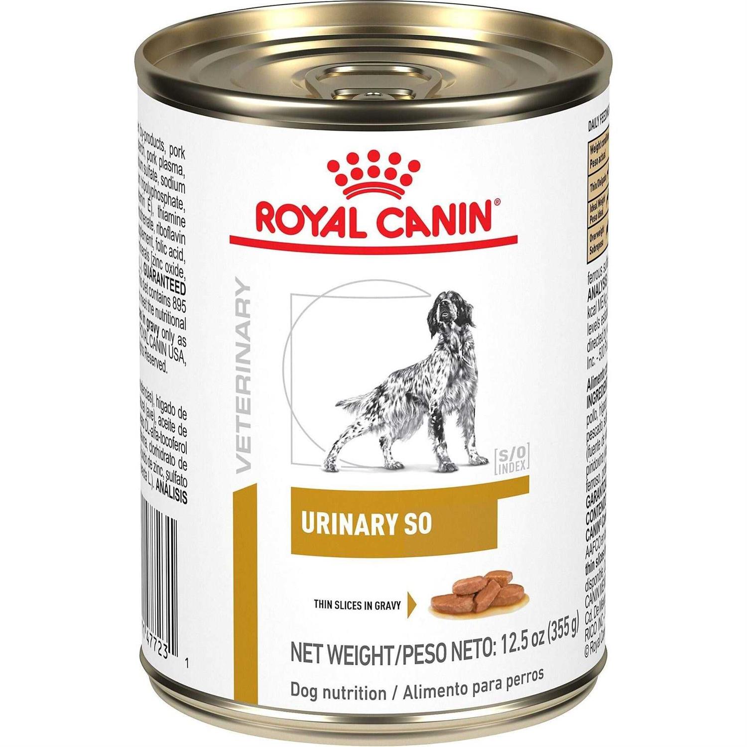 Royal Canin Veterinary Diet Urinary SO Thin Slices in Gravy Canned Dog Food - Healthber