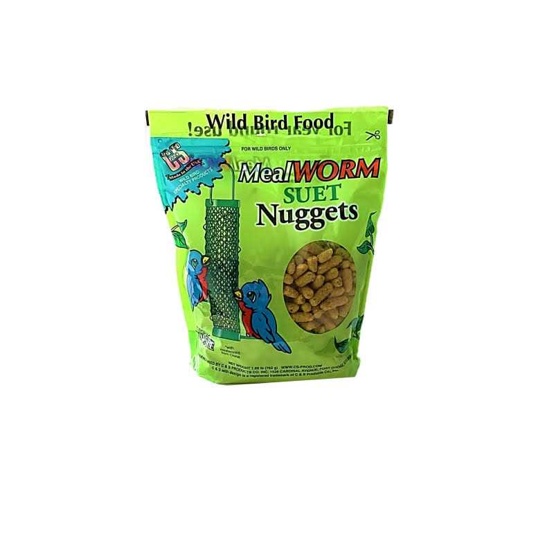 C&S Products Mealworm Suet Dough Nuggets - Healthber