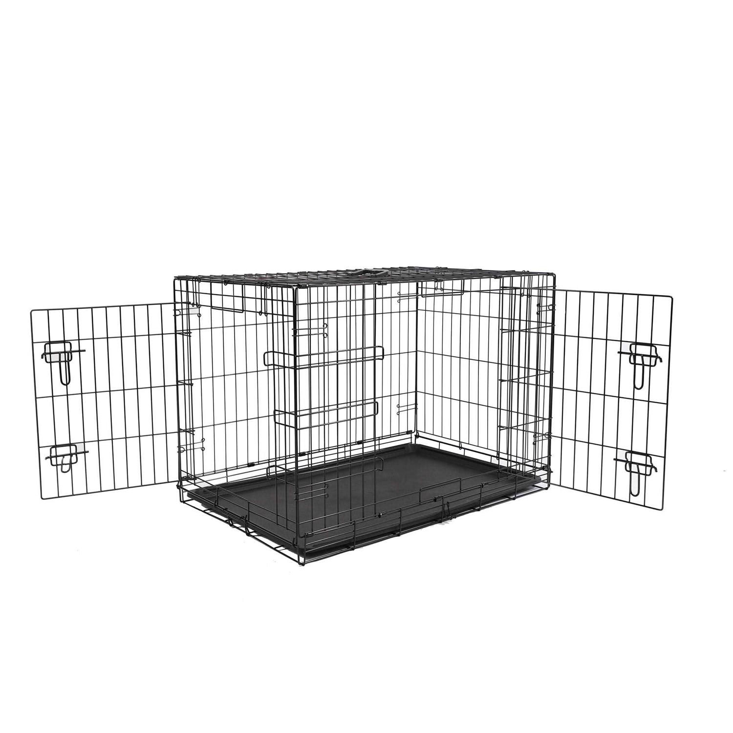 M-Pets Voyager 2-Door Folding Dog Crate - Healthber