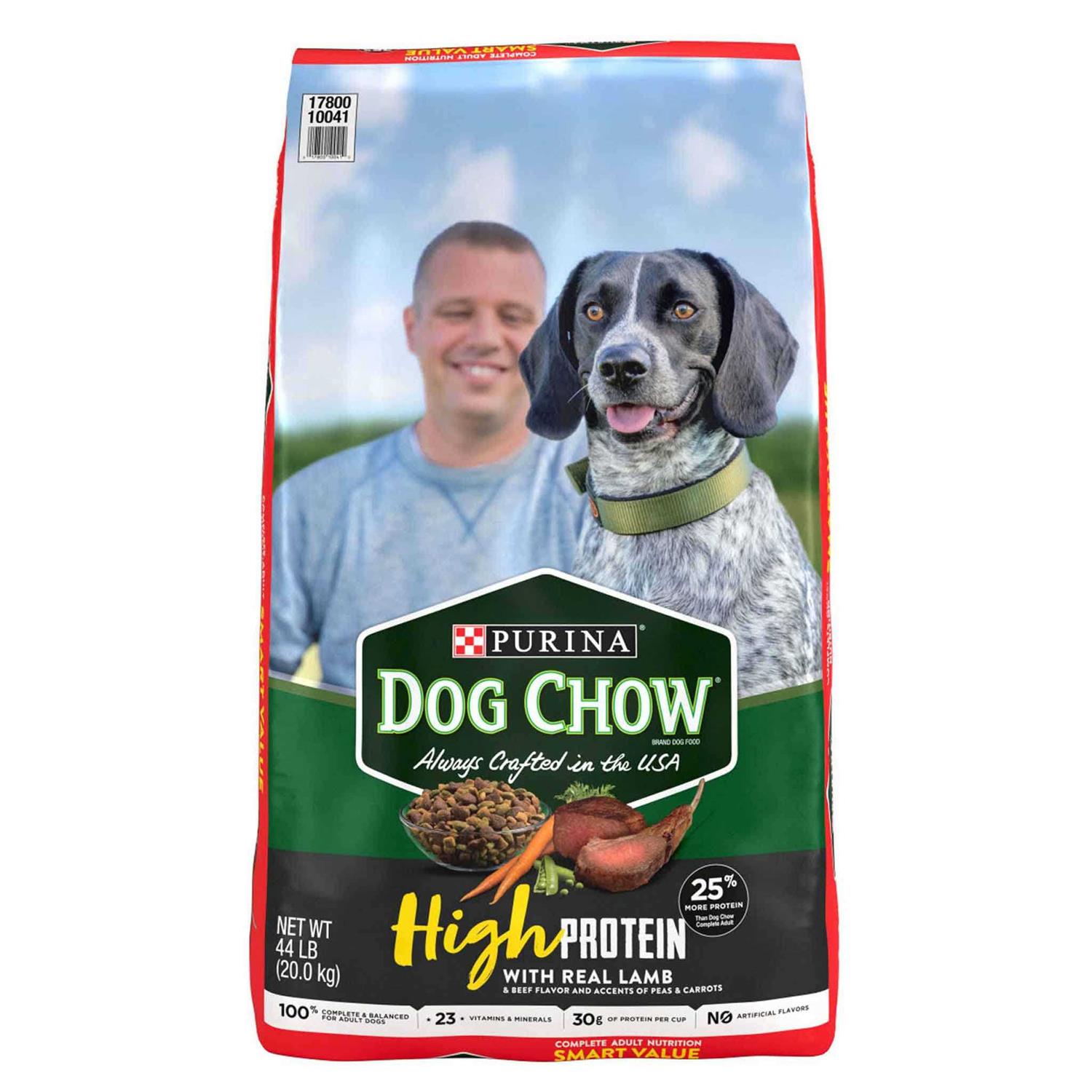 Purina Dog Chow Real Lamb & Beef Flavor High Protein Dry Dog Food - Healthber