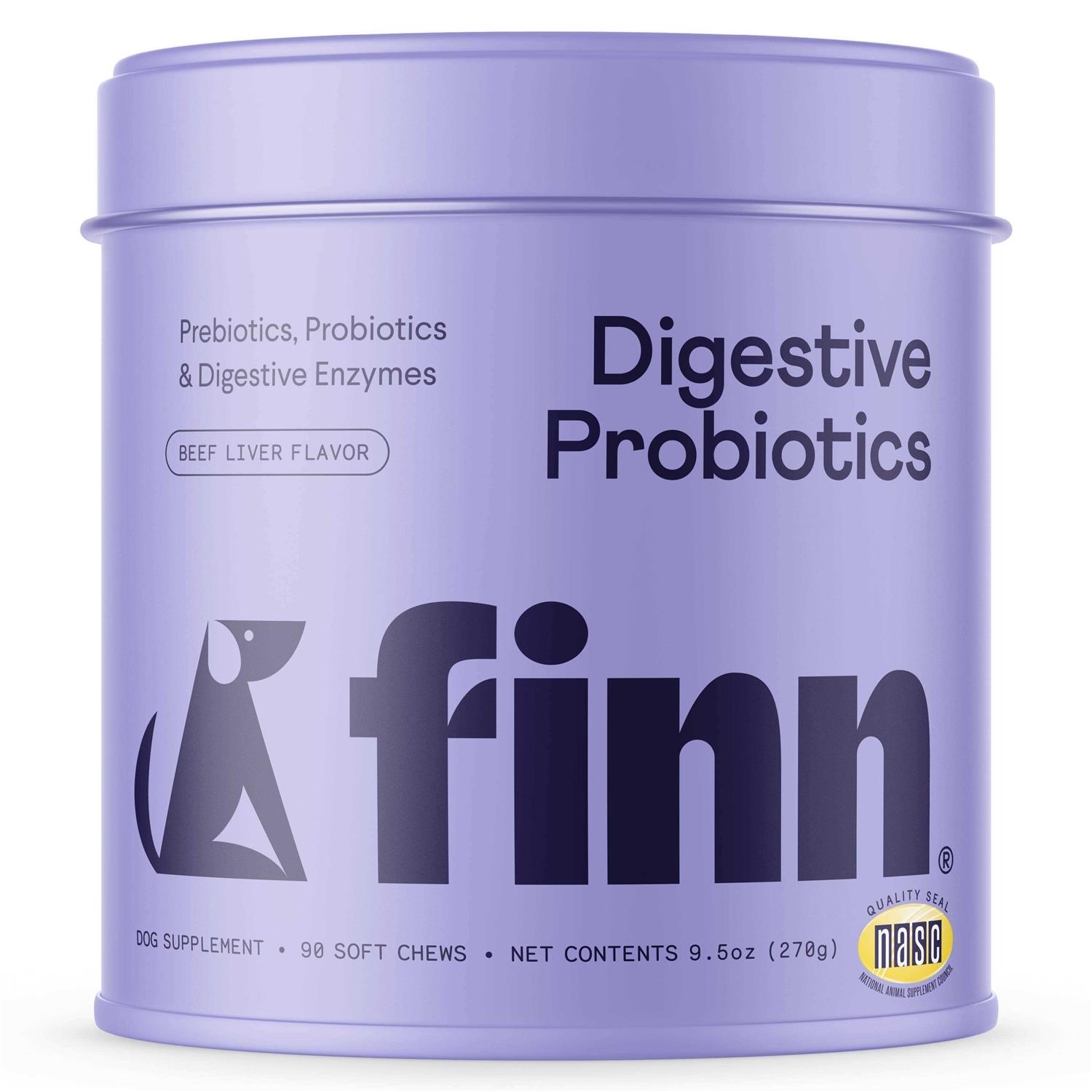Finn Digestive Probiotics Supplement for Dogs - Healthber