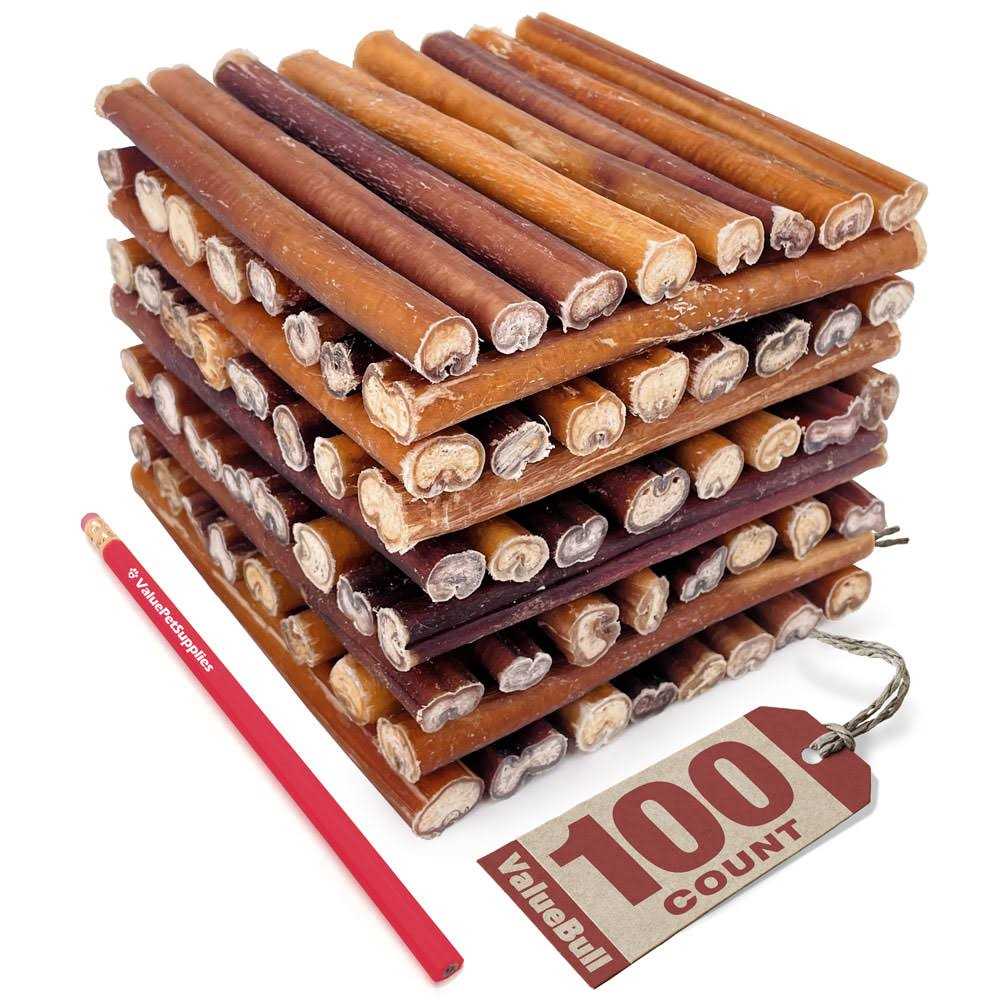 ValueBull Bully Sticks for Dogs 6 inch - Healthber