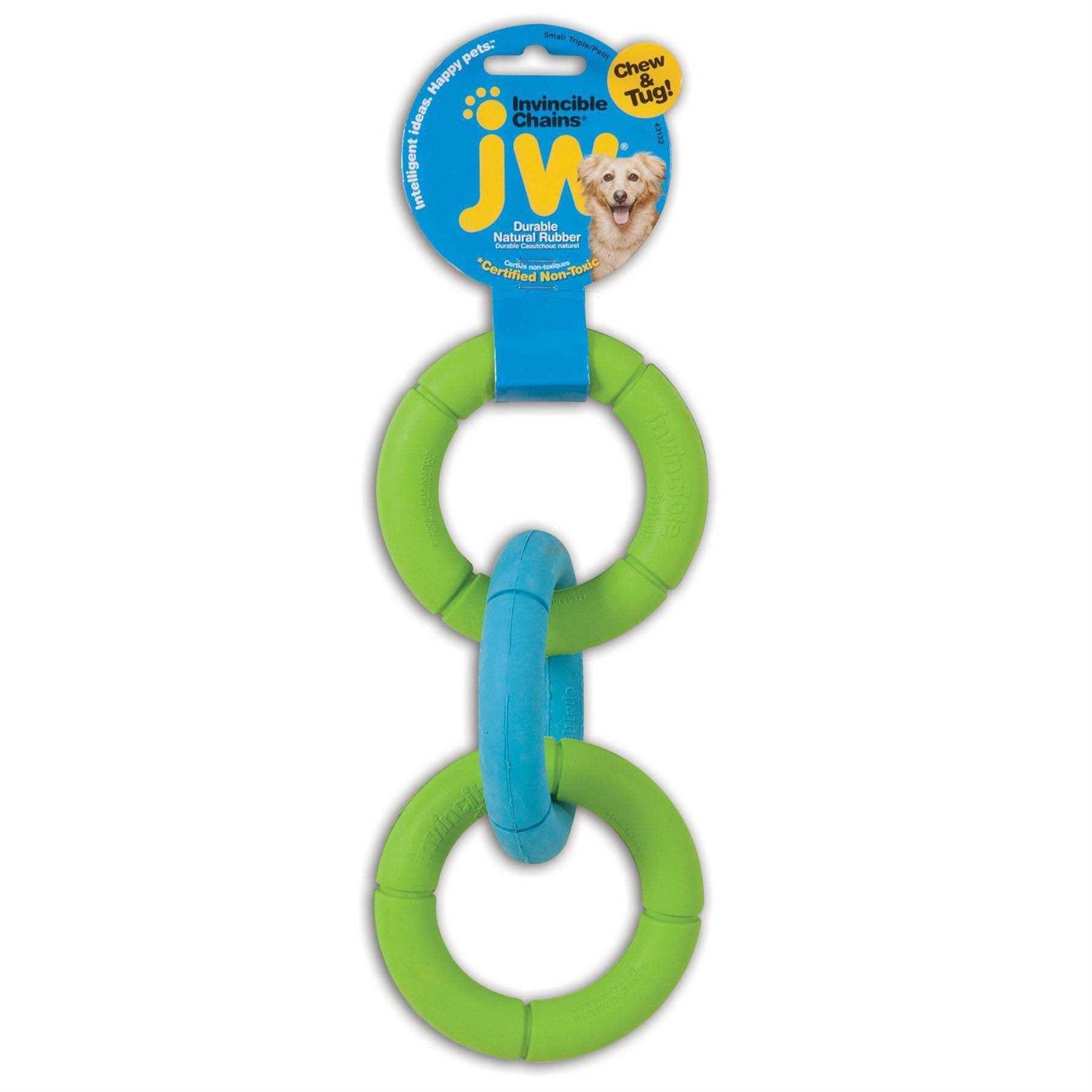 JW Pet Invincible Chains Dog Toy - Healthber