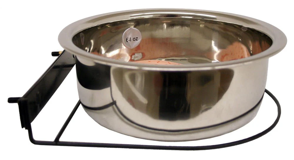 Indipets Stainless Steel Coop Cup with Screw-Nut Holder - Healthber