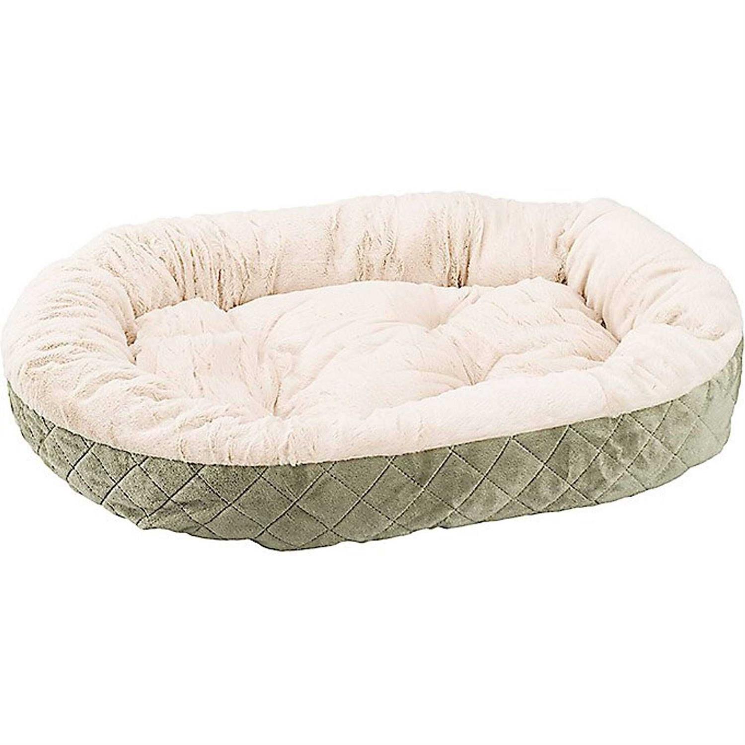 Ethical Pet Sleep Zone Quilted Oval Cuddler Bed - Healthber