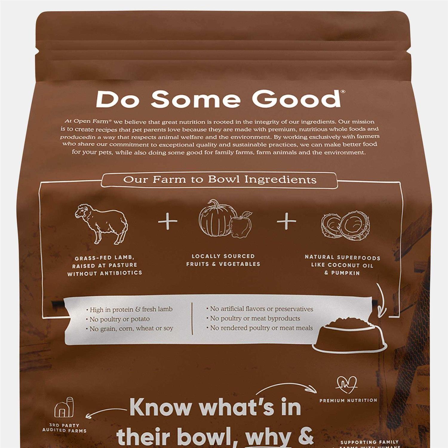 Open Farm Grain Free Pasture Raised Lamb Recipe Dry Cat Food - Healthber