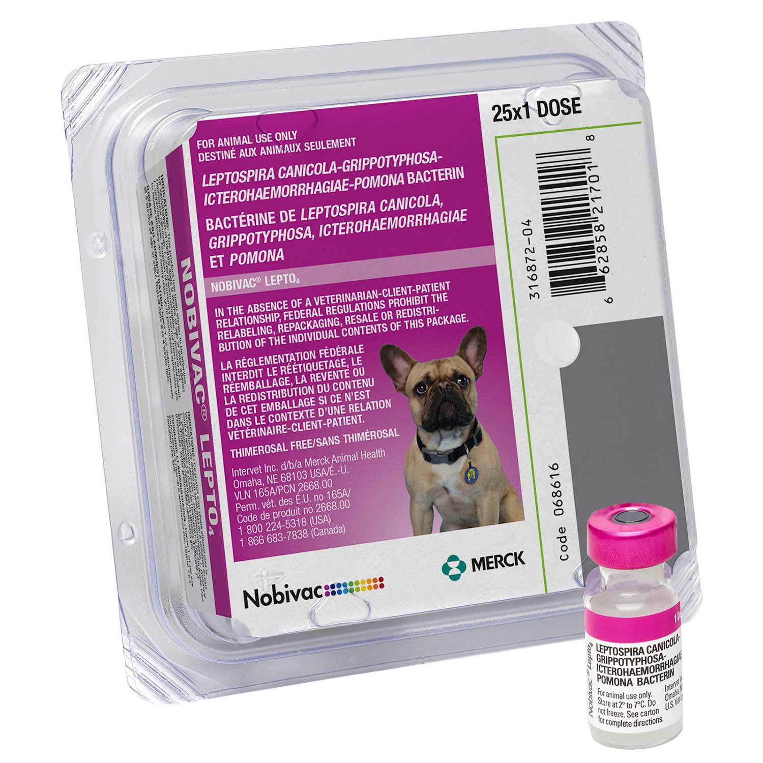 Nobivac Lepto 4, 25 x 1 - Healthber