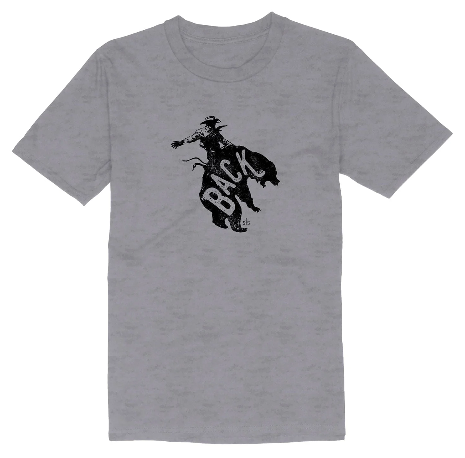 STS Ranchwear Bareback Tee, Gray - Healthber