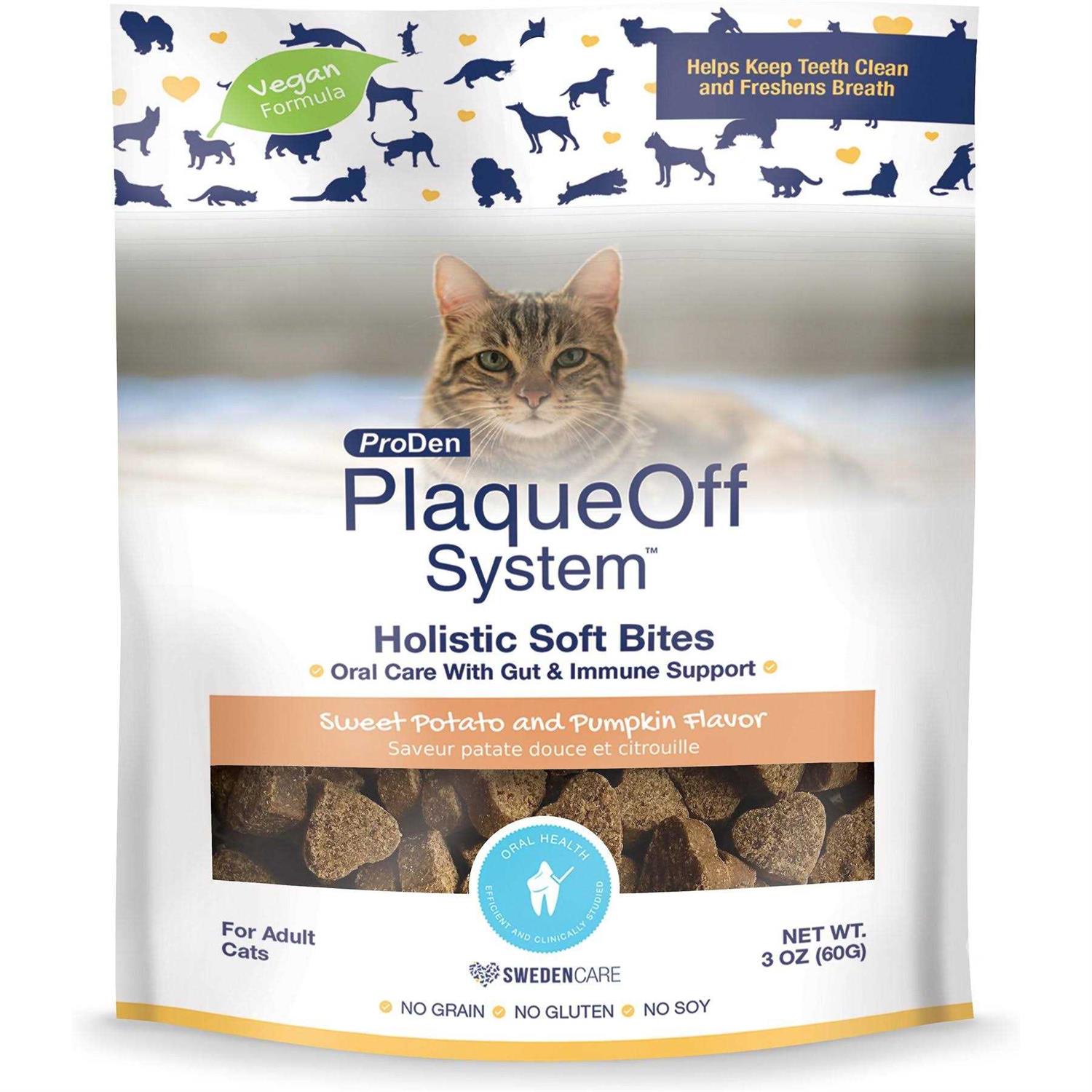 ProDen Cat Plaqueoff Bites Gut 3oz - Healthber