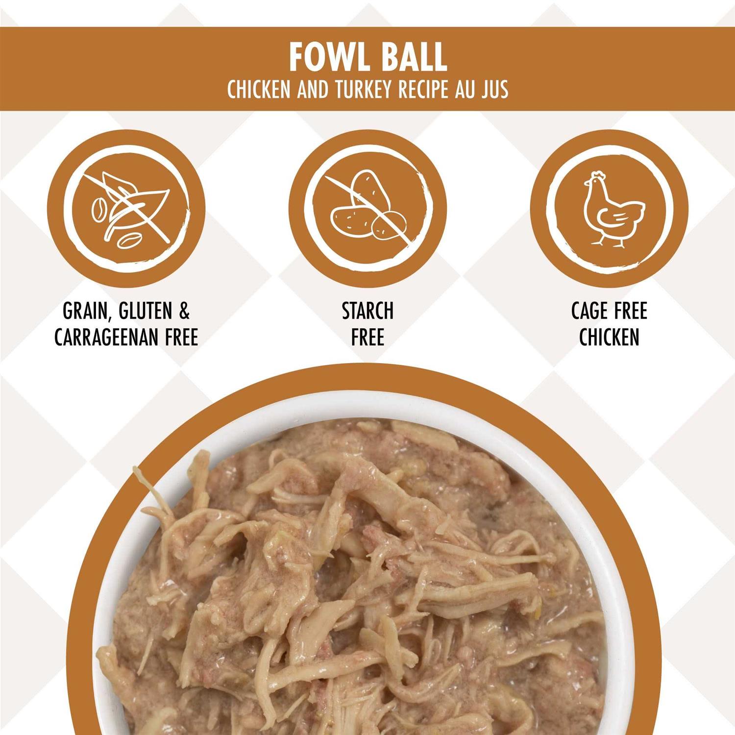 Weruva Cats in The Kitchen Fowl Ball Cat Food - Healthber