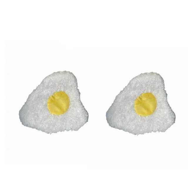 Piggy Poo and Crew Chicken and Egg Paper Crinkle Squeaker Toys - Healthber