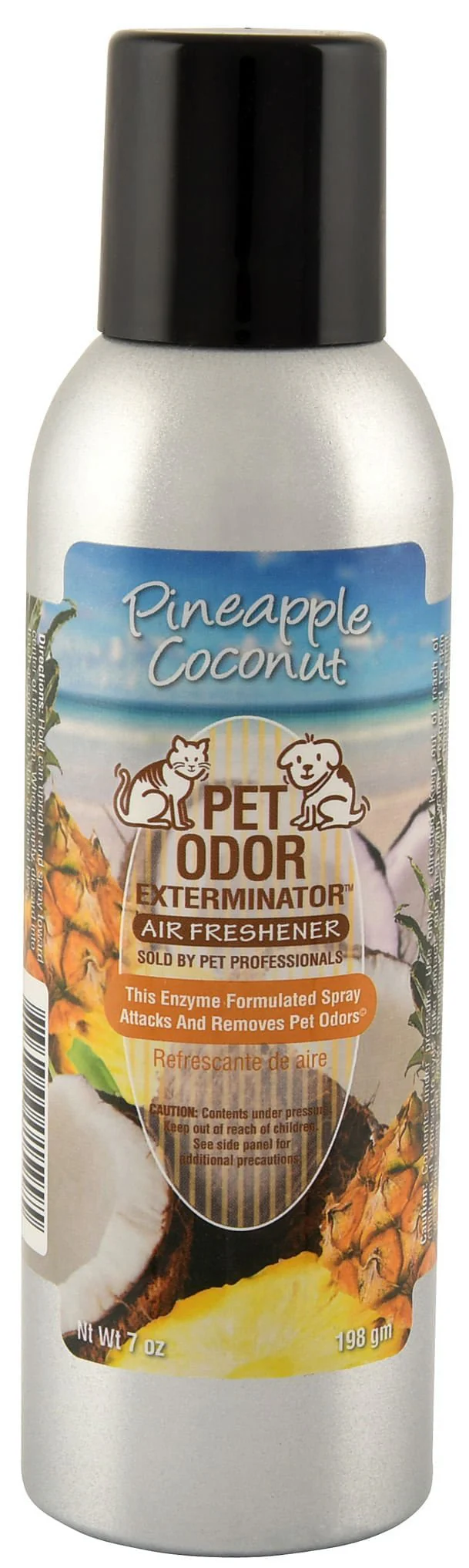 Pet Odor Exterminator Spray, Pineapple Coconut, 7 oz - Healthber