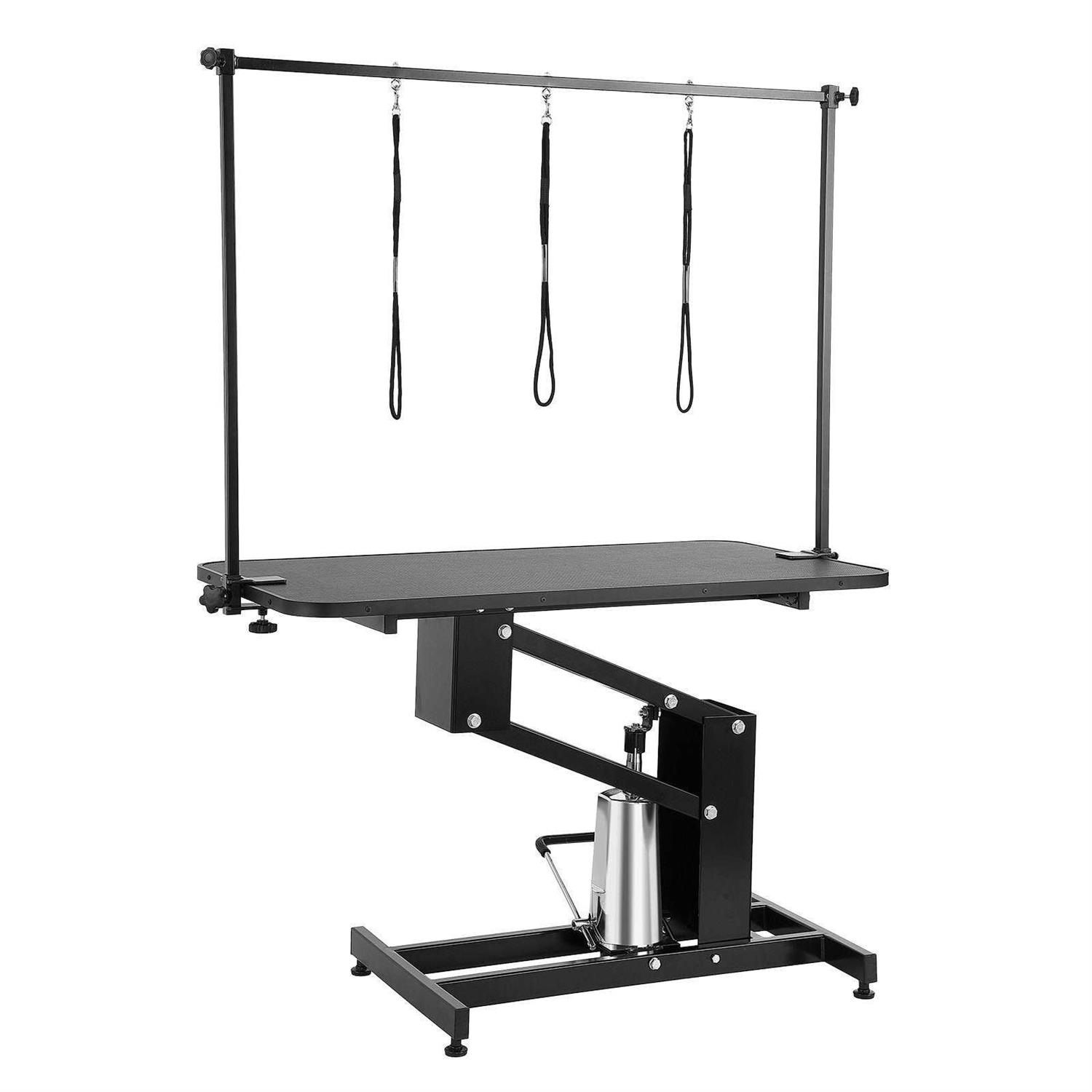 VEVOR 43 Hydraulic Pet Grooming Table Heavy Duty Dog Grooming Arm for Medium/ Small Dogs - Healthber