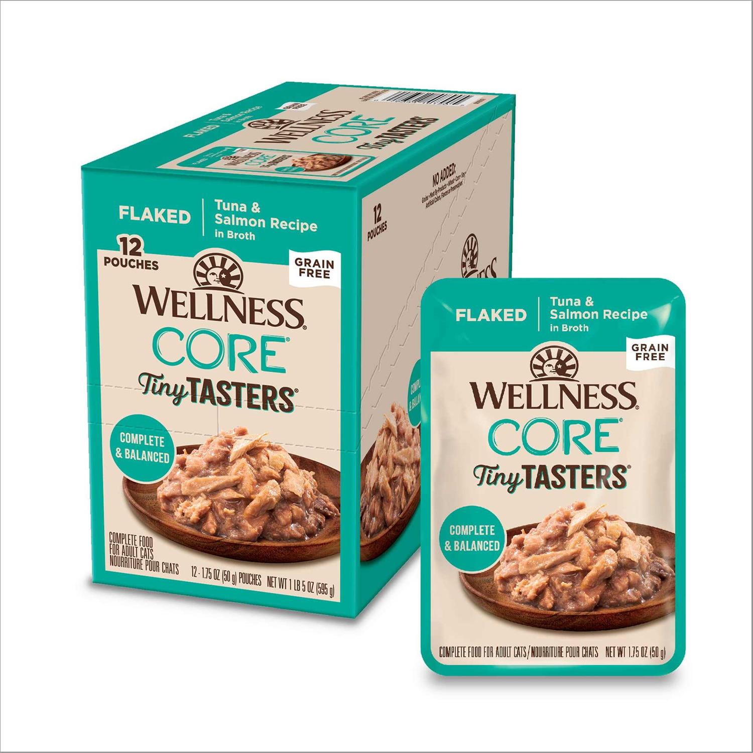 Wellness Core Tiny Tasters Flaked Wet Cat Food - Healthber