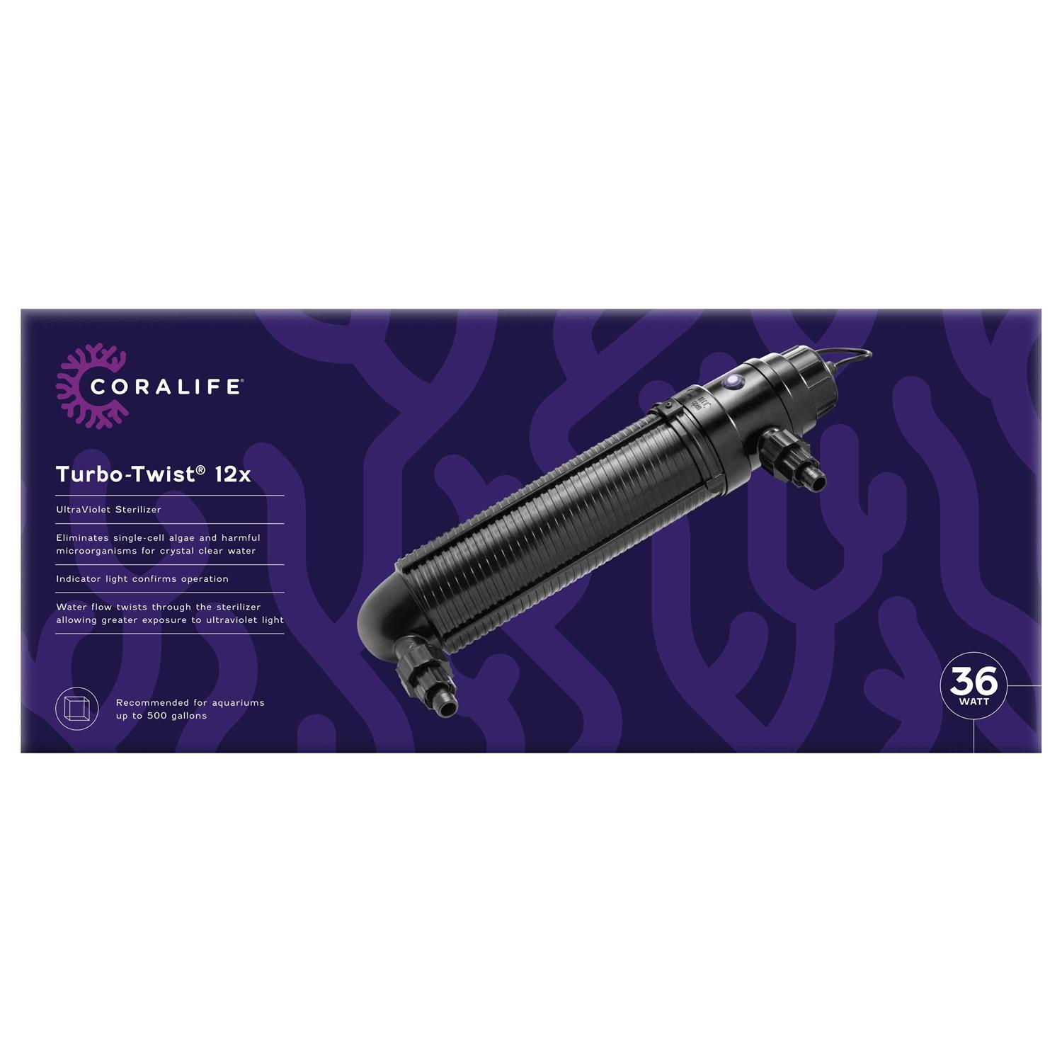 Coralife Turbo-Twist UV Sterilizer 12X - Healthber