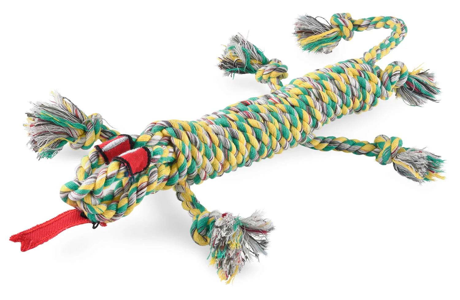 SnakeBiter Iguana Premium Rope Toy - Healthber