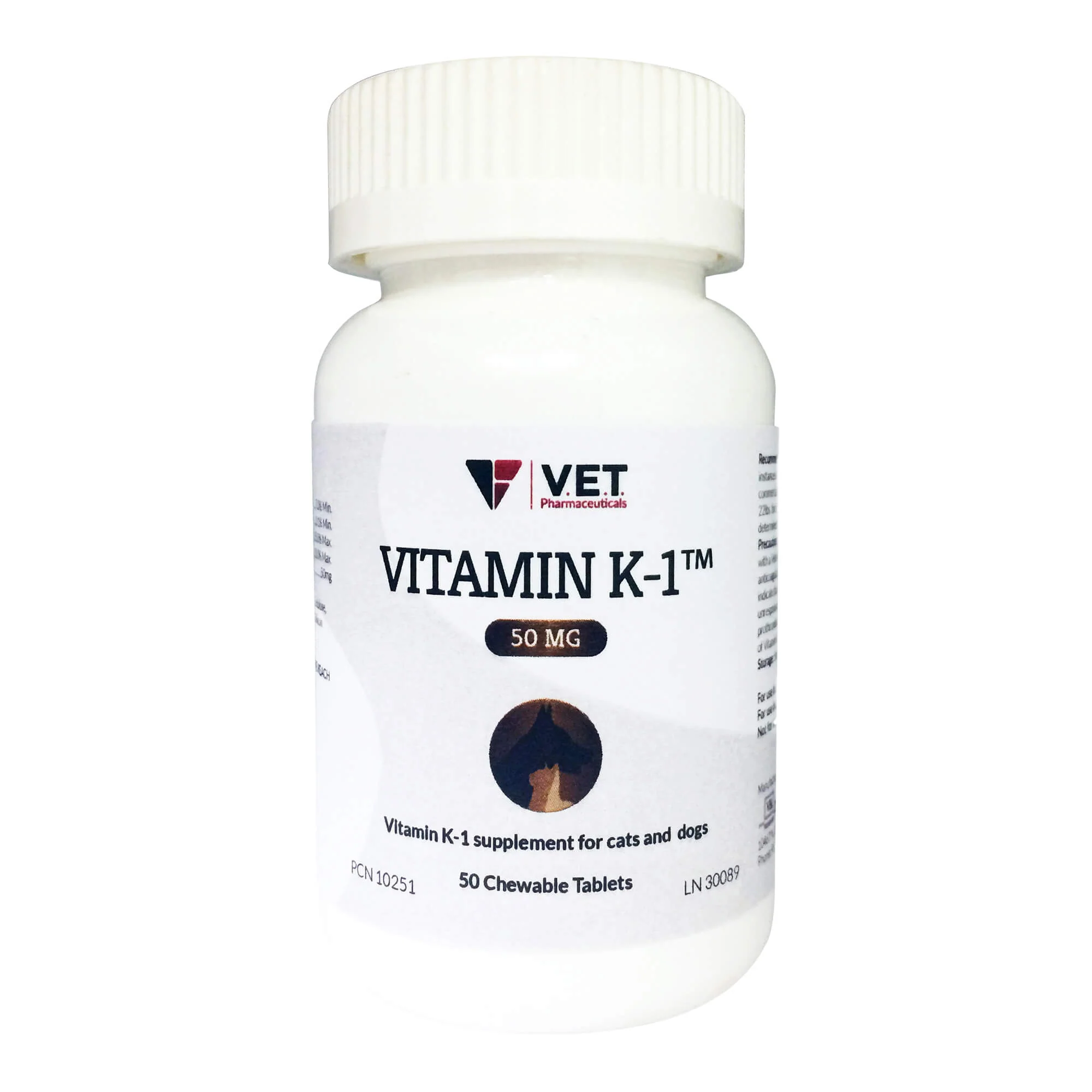 Vitamin K1 Chewable Tablets for Cats & Dogs - Healthber