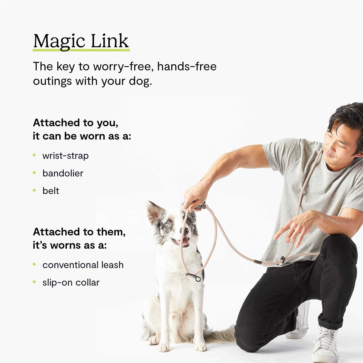 Fable Pets Magic Link Hands-Free Dog Leash - Healthber