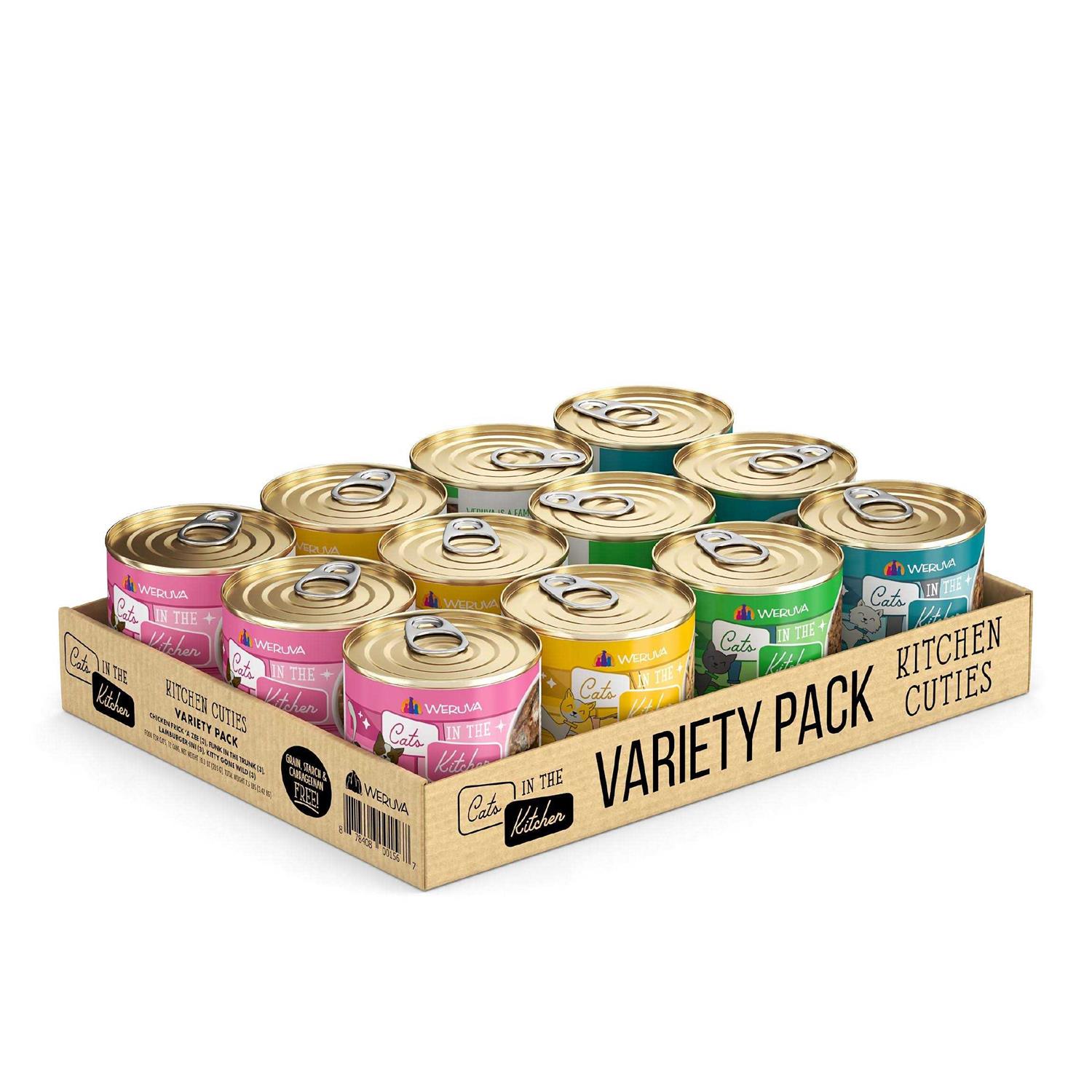 Weruva Cats in the Kitchen Cuties Cat Food Variety Pack - Healthber