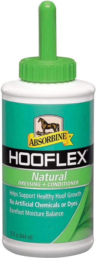 Hooflex Natural, 15 oz With Brush - Healthber