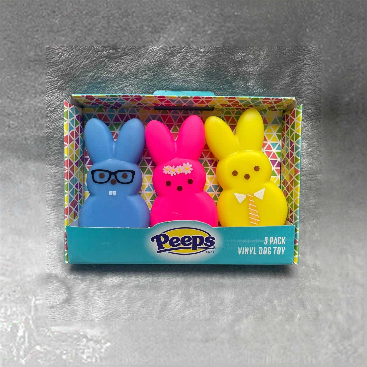 Peeps Dog Toy Vinyl Bunny - Healthber