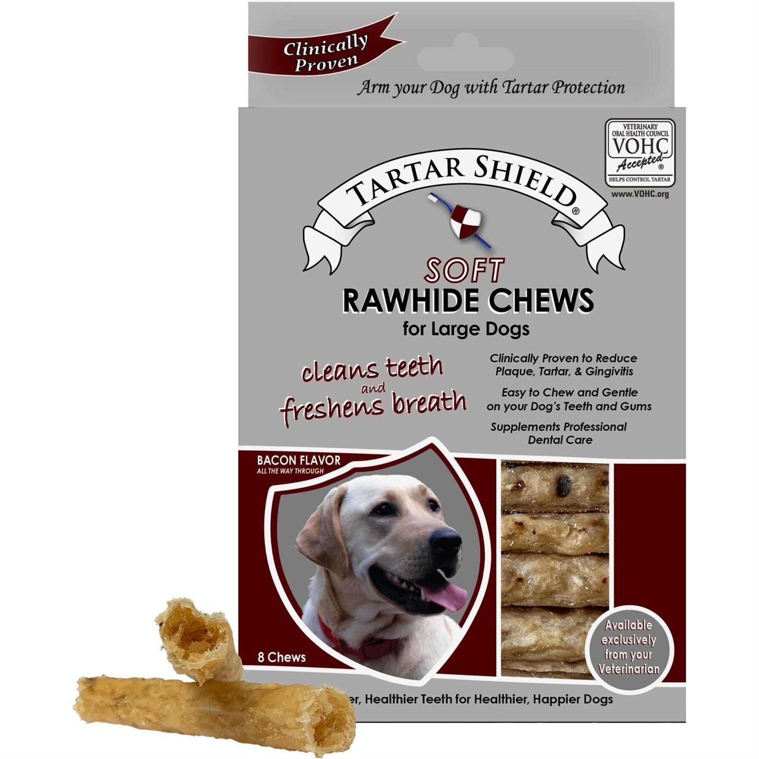 Tartar Shield Soft Rawhide Chews Dogs - Healthber