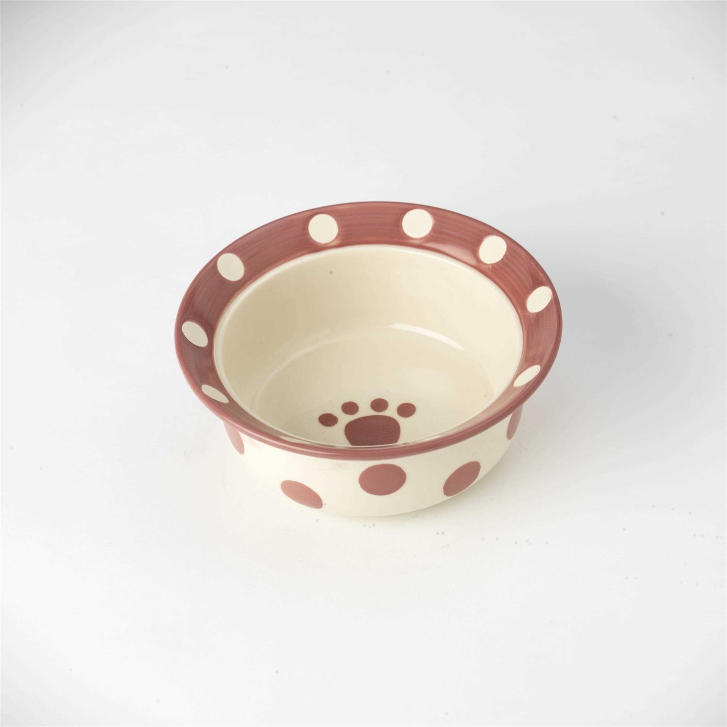Petrageous Designs Polka Paws Bowl - Healthber