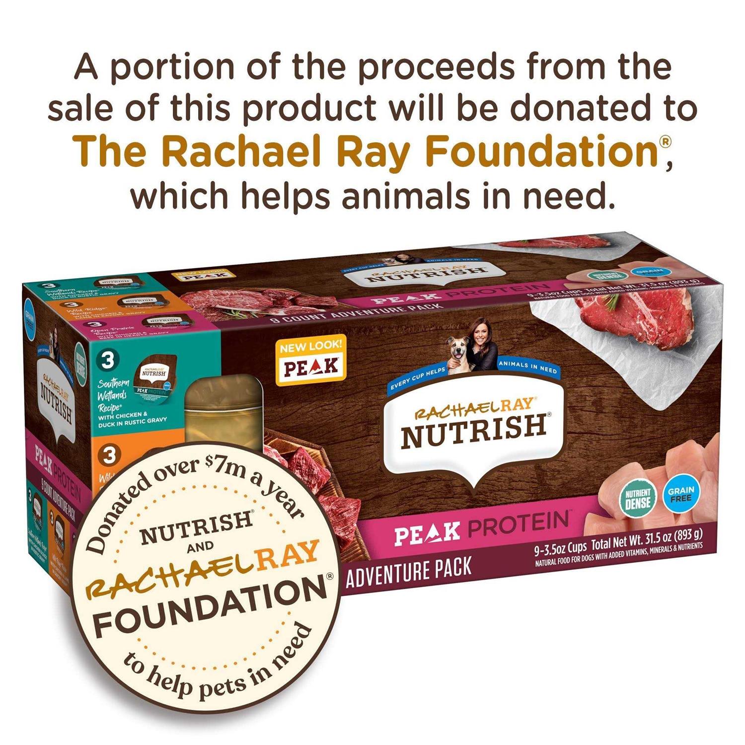 Rachael Ray Nutrish Peak Grain-Free Adventure Variety Pack Wet Dog Food - Healthber