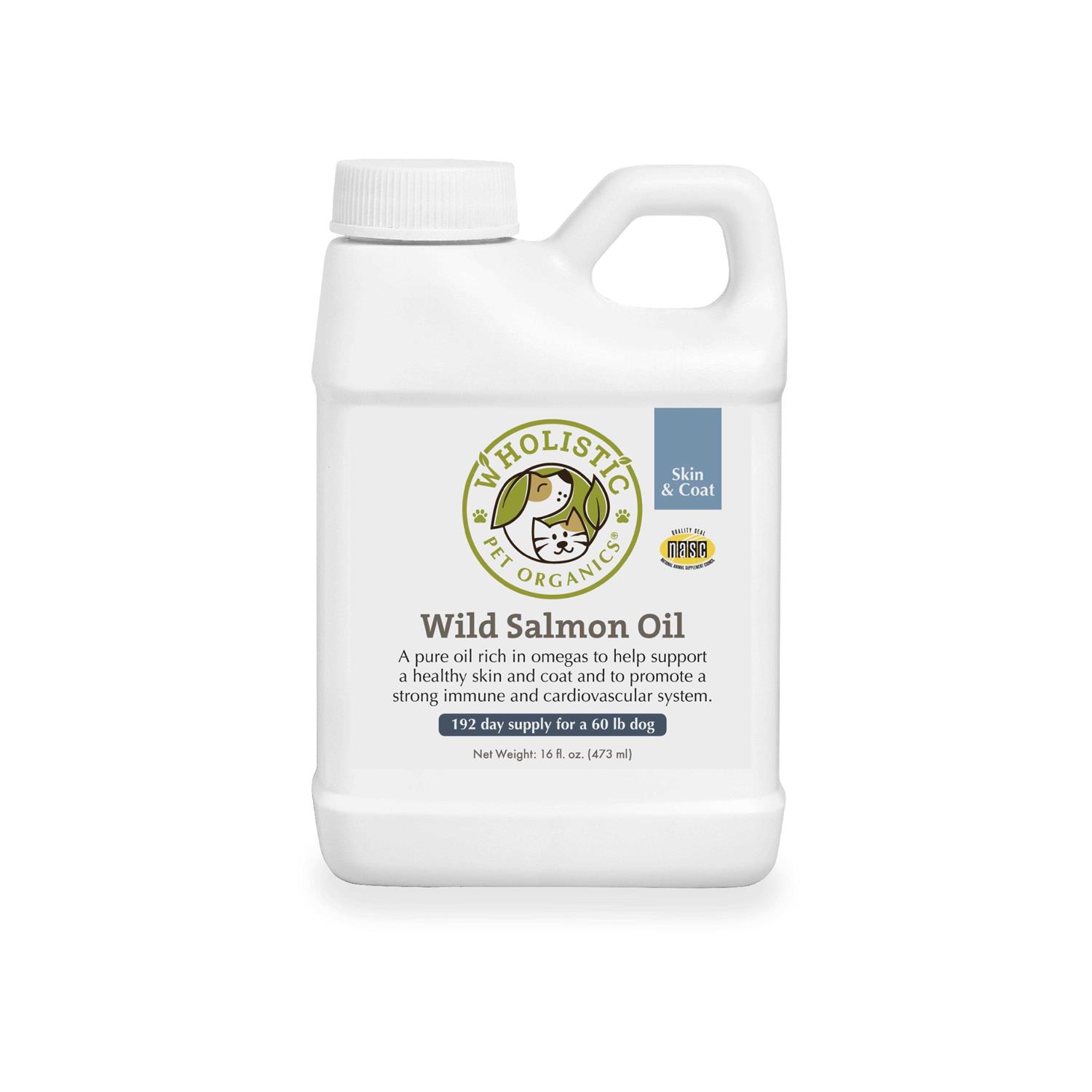 Wholistic Pet Organics Wild Deep Sea Salmon Oil - Healthber
