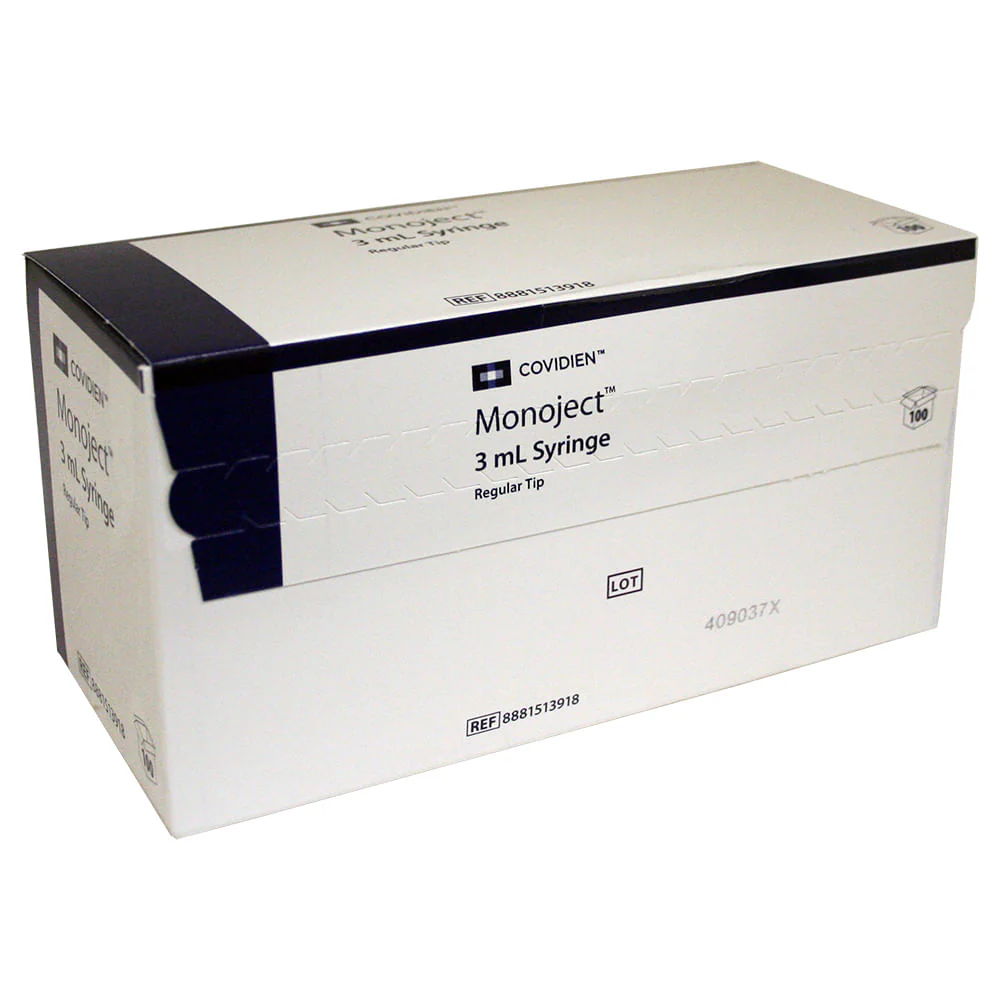 Rx Monoject Luer-Slip (LS) Syringe - Healthber