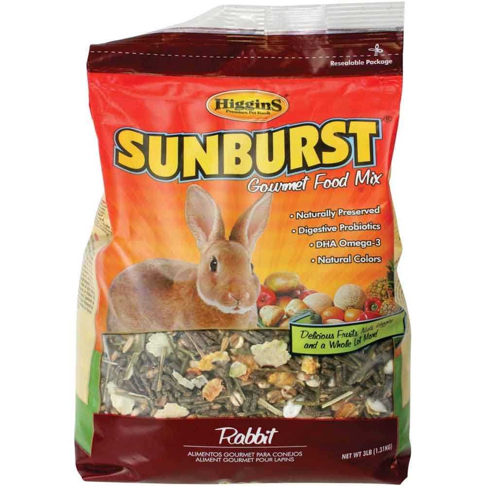 Higgins Sunburst Gourmet Blend Rabbit Food - Healthber