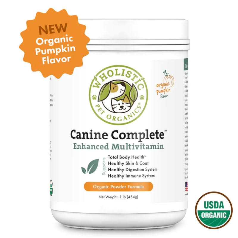 Wholistic Pet Organics Canine Complete Organic Pumpkin Supplement for Dogs - Healthber