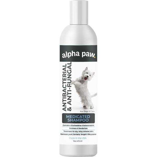 Alpha Paw Antibacterial & Antifungal Medicated Dog & Cat Spray - Healthber