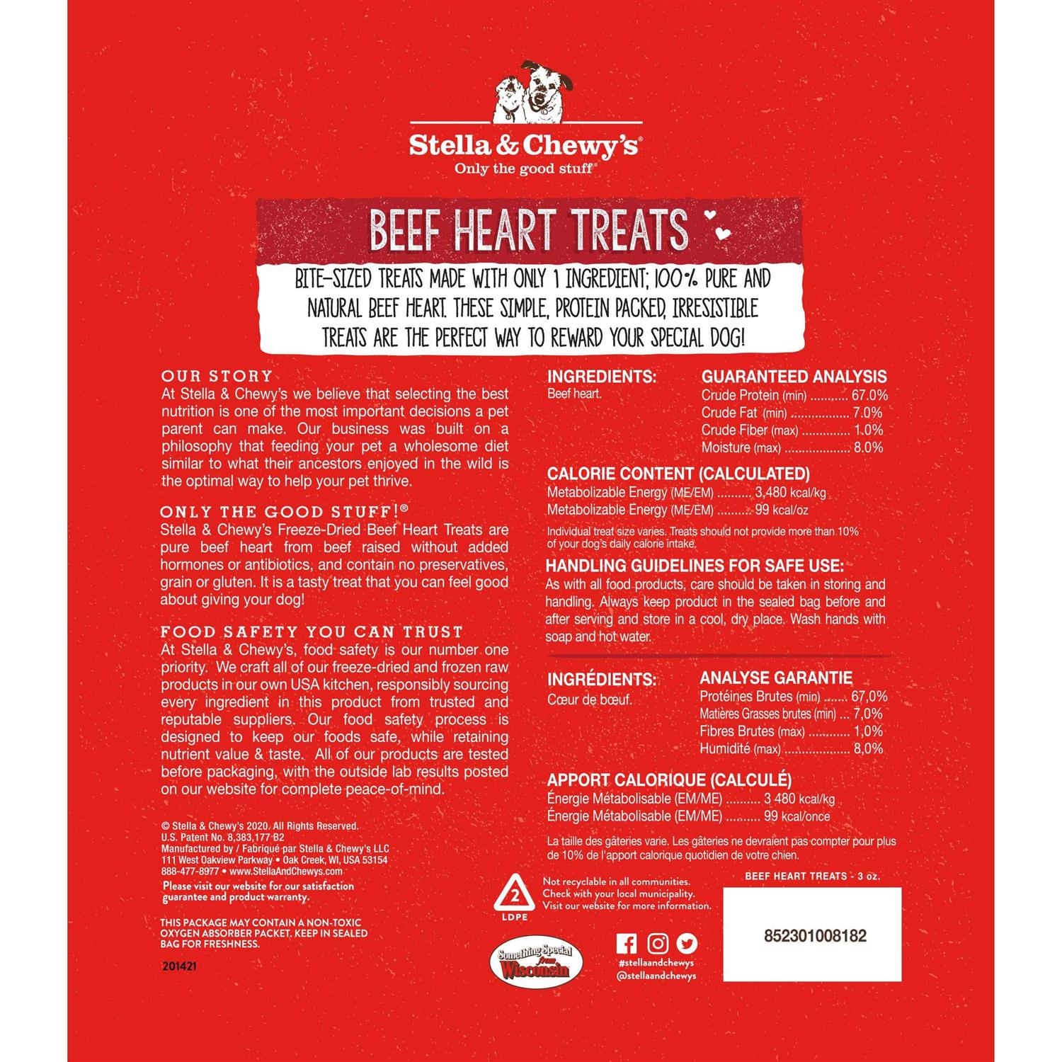 Stella & Chewy’s Beef Freeze Dried Dog Treats - Healthber