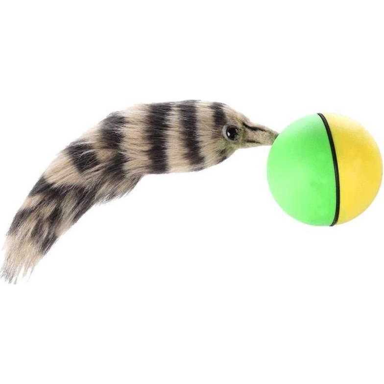 D.Y. Toy Weazel Ball Motorized Ball Pet Toy - Healthber