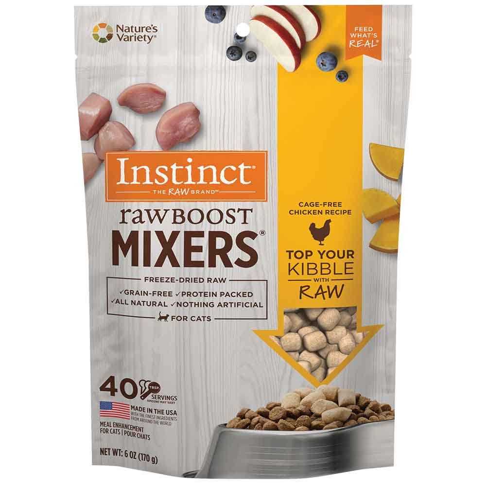 Instinct Raw Boost Mixers Chicken Recipe Freeze-Dried Cat Food Topper - Healthber
