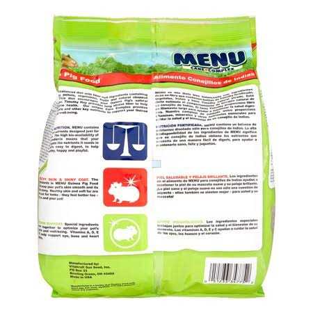Vitakraft Menu Premium Guinea Pig Food Timothy Hay Pellets Blend - Healthber
