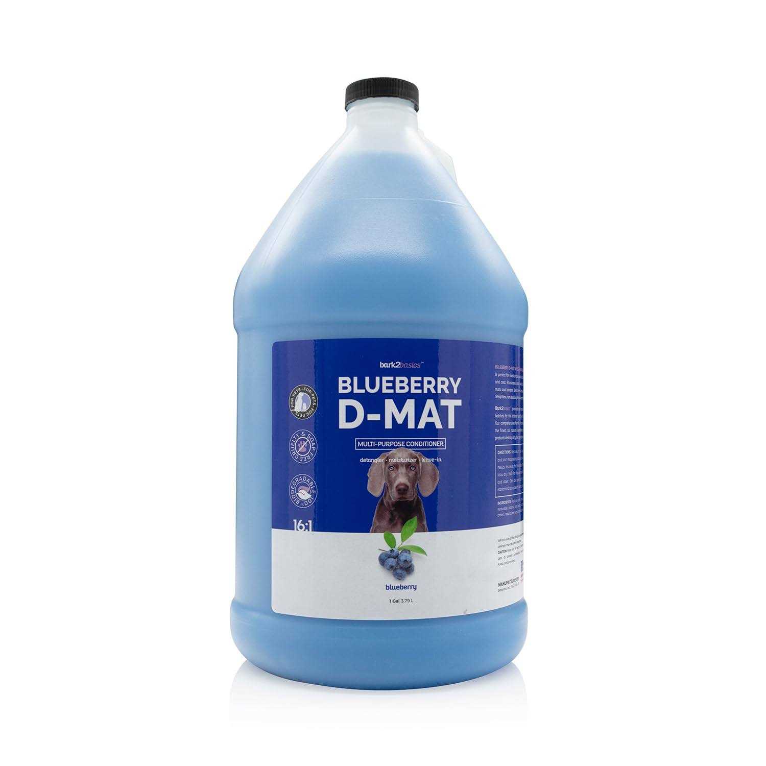 Bark2Basics Bark 2 Basics Blueberry D-Mat Dog Conditioner 1 Gallon - Healthber