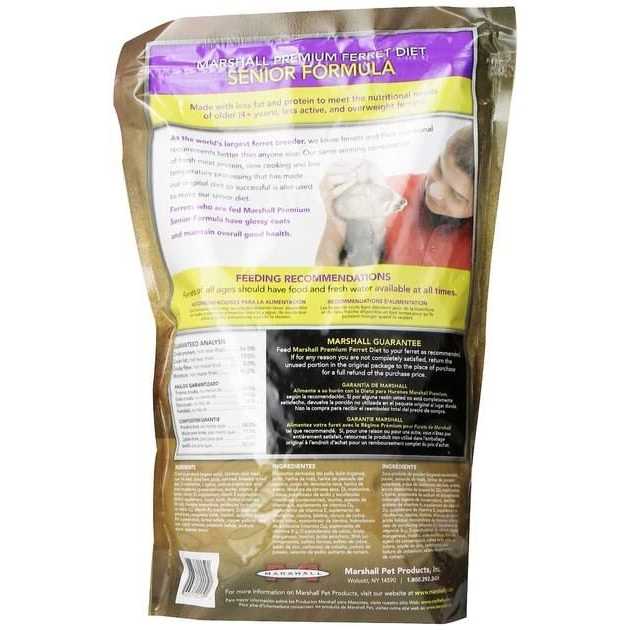 Marshall Premium Ferret Diet Senior Formula - Healthber
