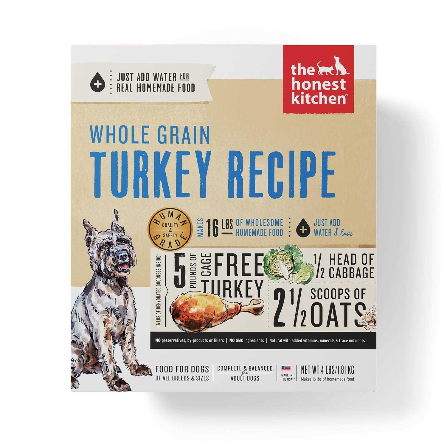The Honest Kitchen Dehydrated Whole Grain Dog Food Turkey - Healthber