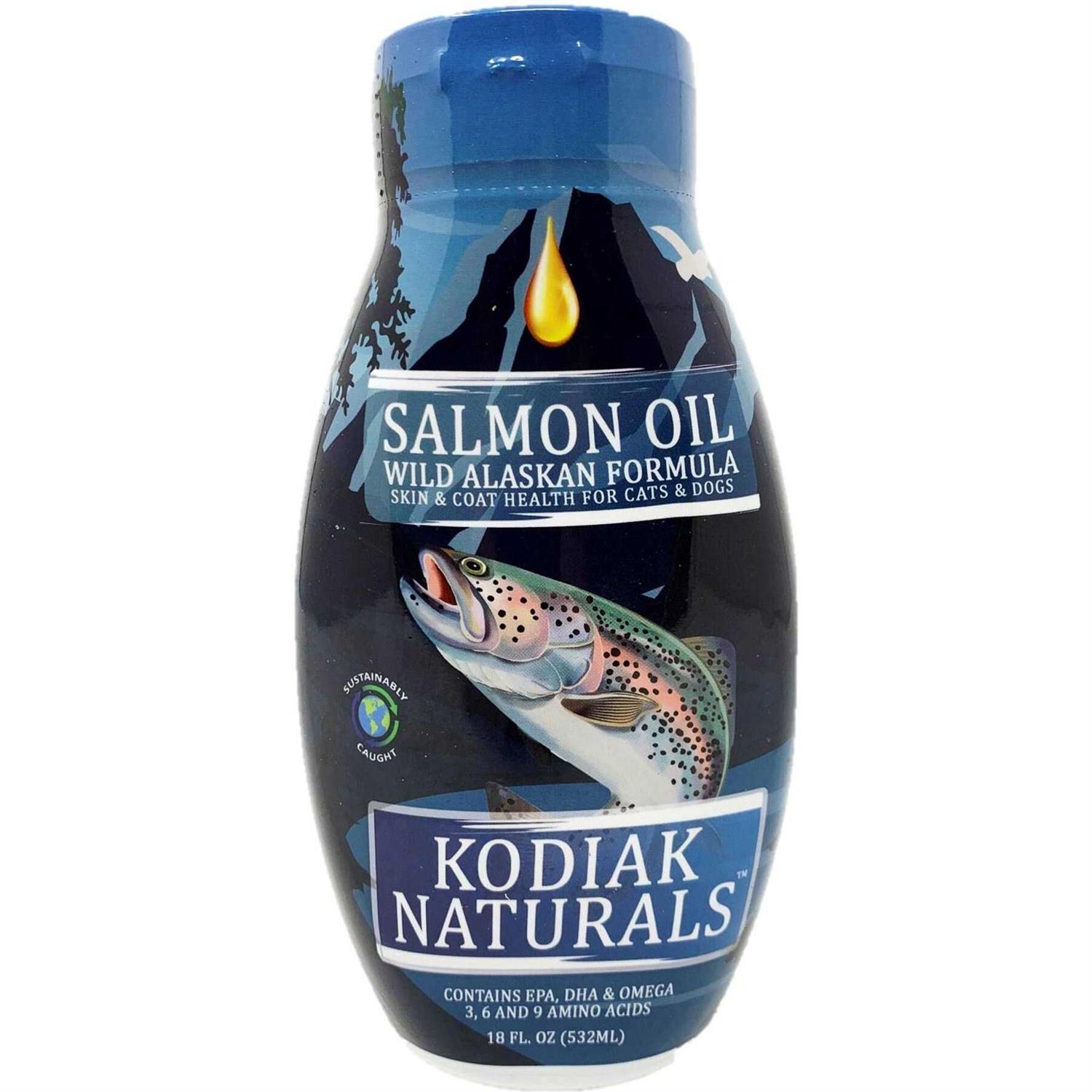 Kodiak Naturals Salmon Oil Dog & Cat Supplement - Healthber