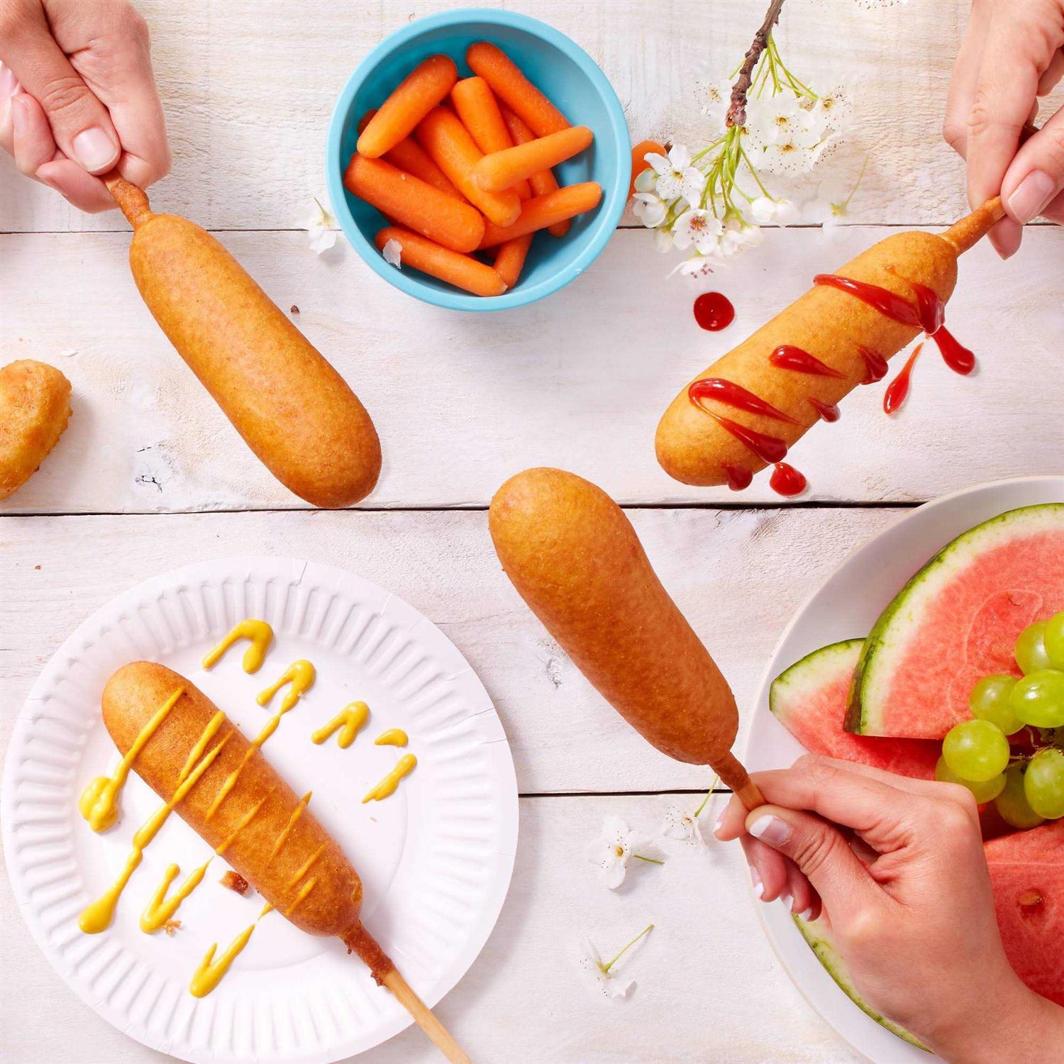 Foster Farms Corn Dogs Honey Crunchy Flavor - Healthber