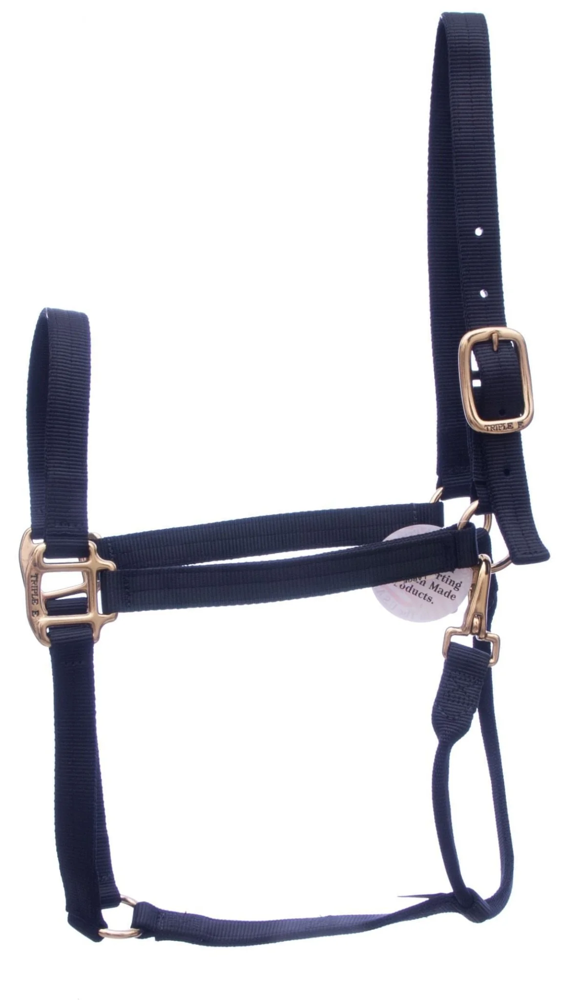 Triple E Nylon Draft Horse Halter, Large (2000-2400 lb) - Healthber