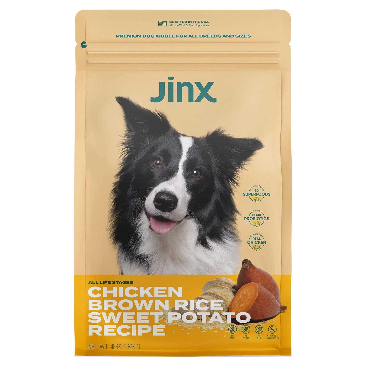 Jinx Chicken Brown Rice & Sweet Potato Dry Dog Food - Healthber